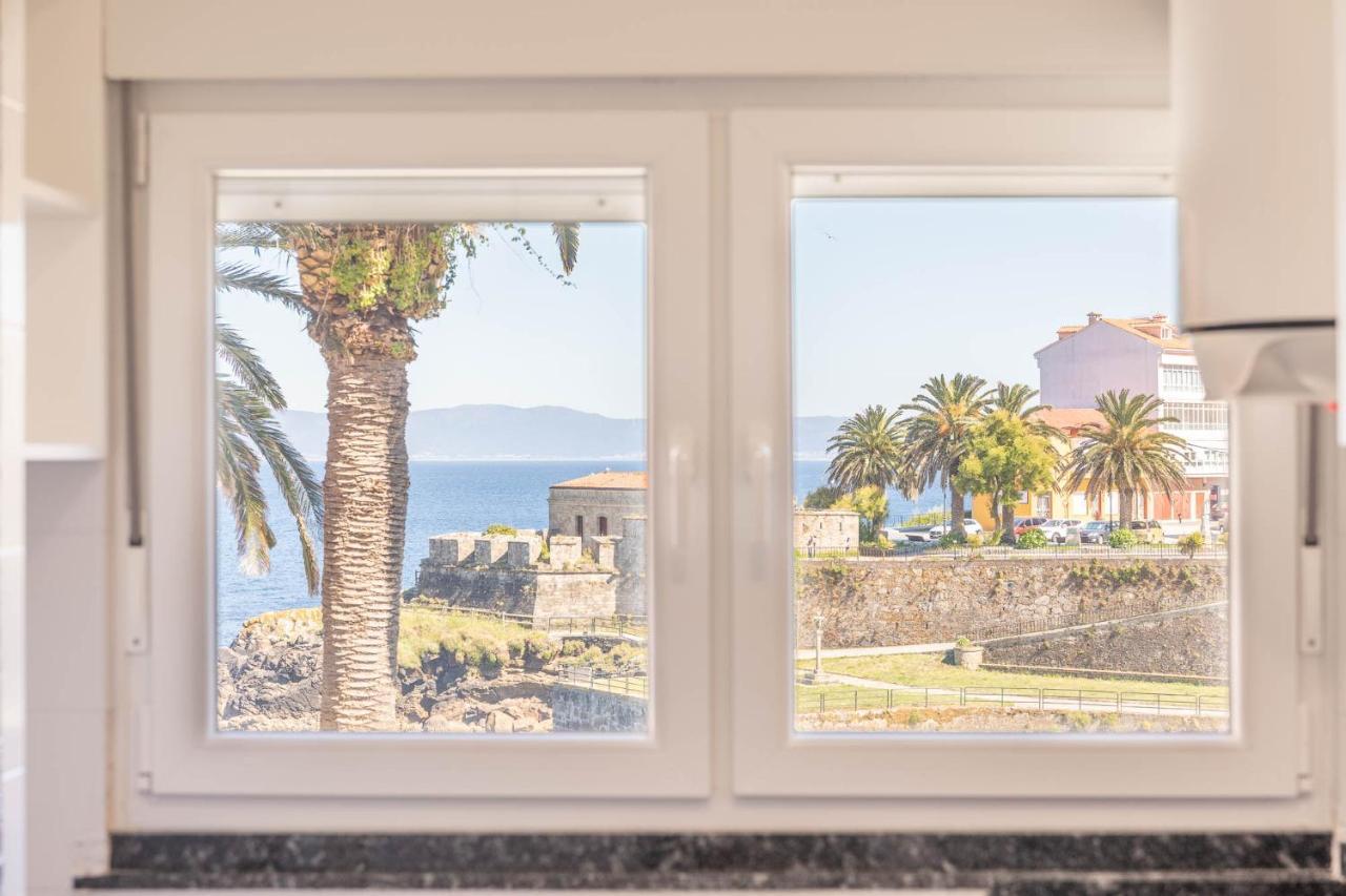 Apartamento Finisterre Con Vistas Al Mar Y Playa Eksteriør billede