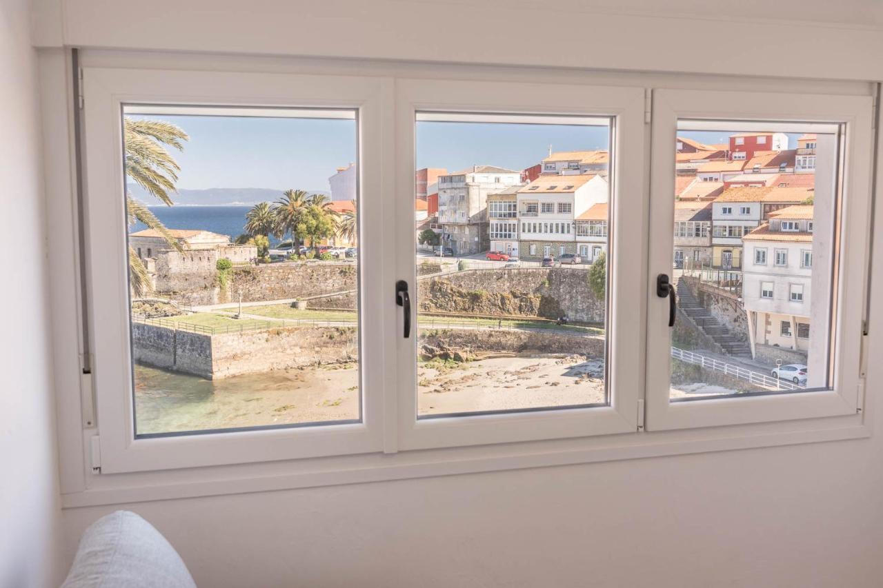 Apartamento Finisterre Con Vistas Al Mar Y Playa Eksteriør billede