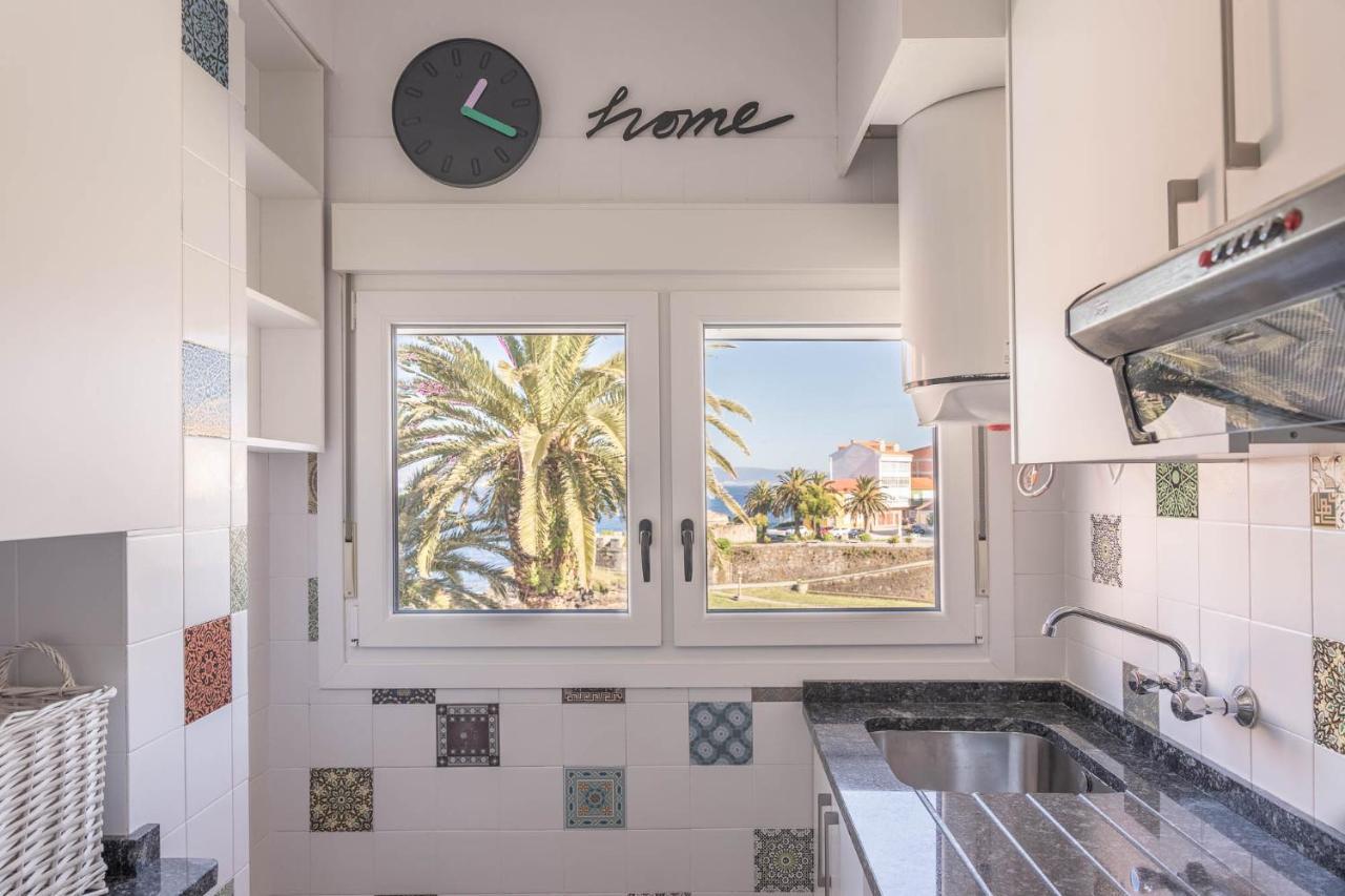 Apartamento Finisterre Con Vistas Al Mar Y Playa Eksteriør billede